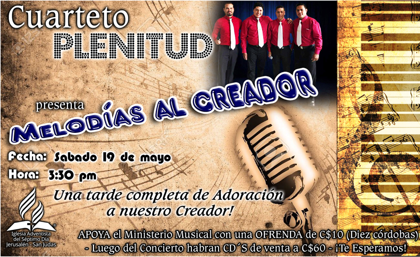 Afiche Concierto Plenitud